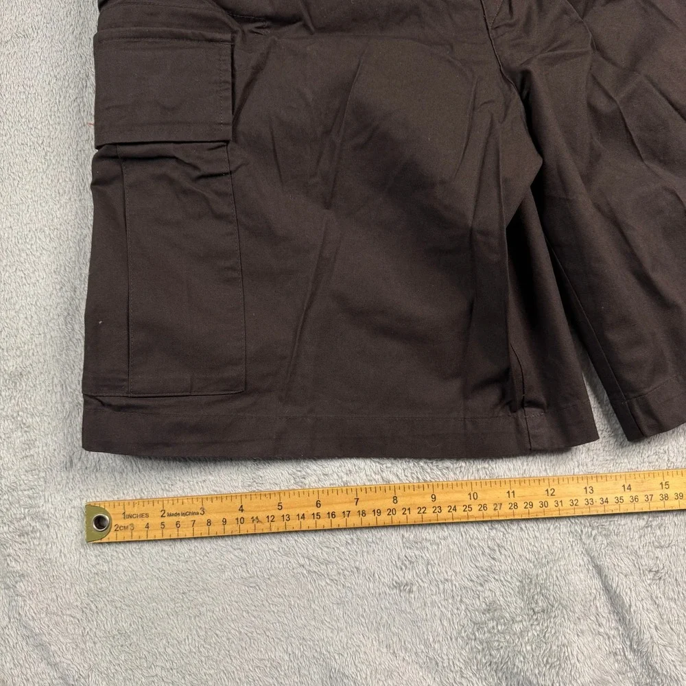 NWT Lincs David Chu Mens Cargo Shorts Brown Size W38in.Cotton Casual Utility‎